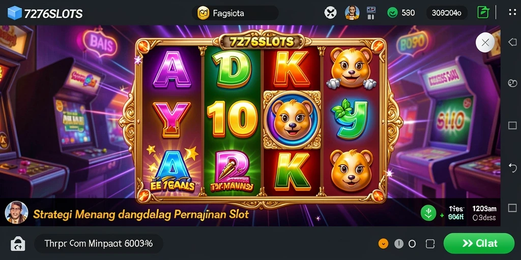 Tampilan gameplay menarik dari 7276SLOTS menampilkan strategi dan keputusan game.