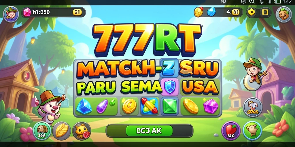 Gameplay seru dalam permainan Match-3 yang menggugah semangat.