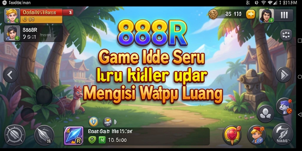 Tampilan gameplay 888R yang menarik dan penuh warna.