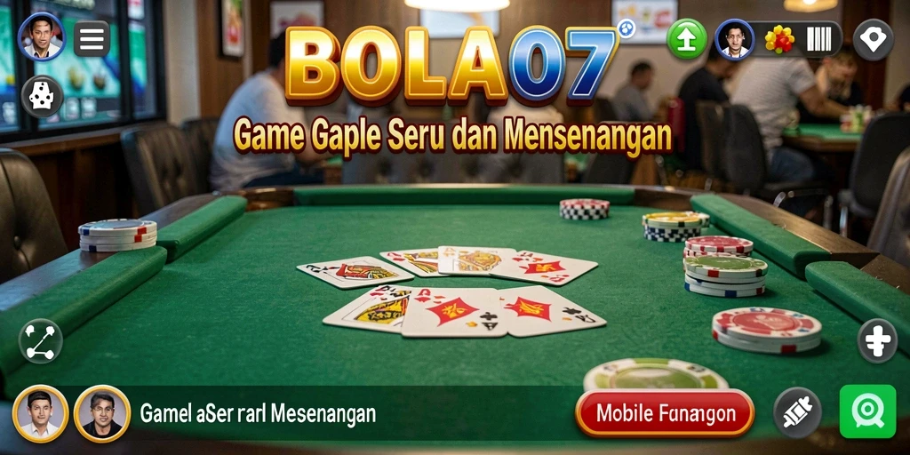 Tampilan gameplay BOLA07 yang seru dan interaktif.