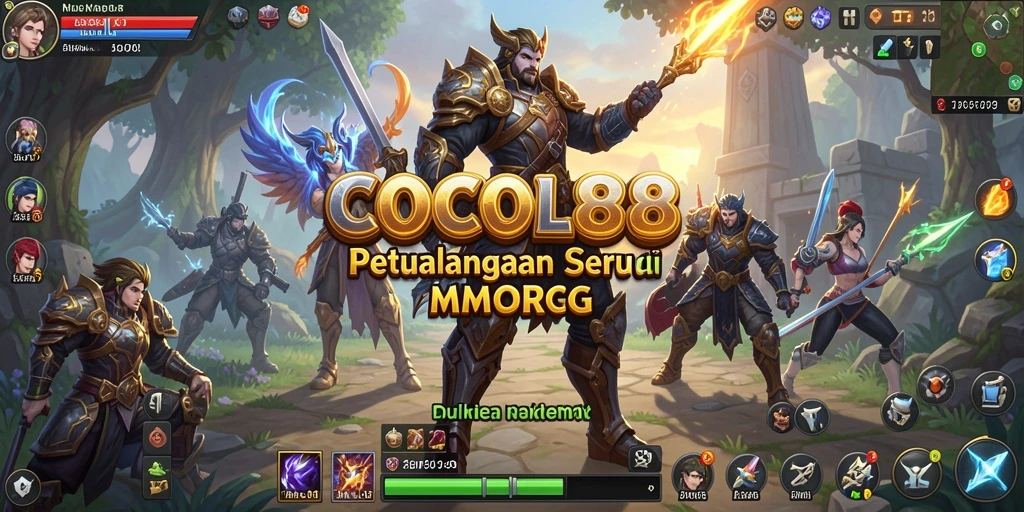 Tampilan gameplay seru dan penuh warna di COCOL88.