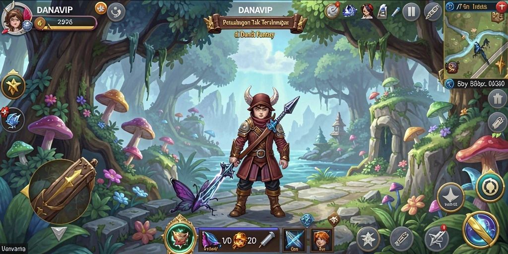 Tampilan gameplay petualangan seru dan menantang di DANAVIP.