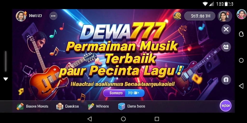 Gameplay menarik di DEWA777 dengan berbagai pilihan lagu.