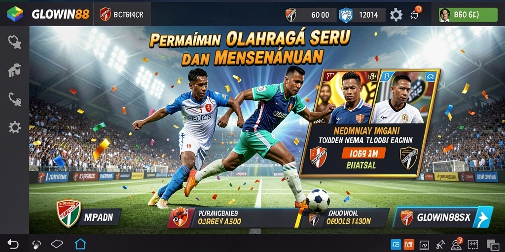 Tampilan menarik dari gameplay GLOWIN88 yang seru dan kompetitif.