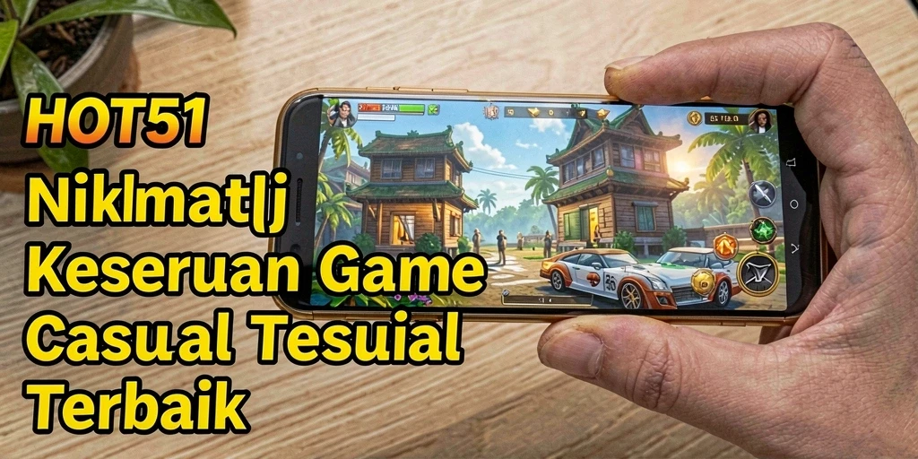Tampilan gameplay HOT51 yang penuh warna dan menarik.