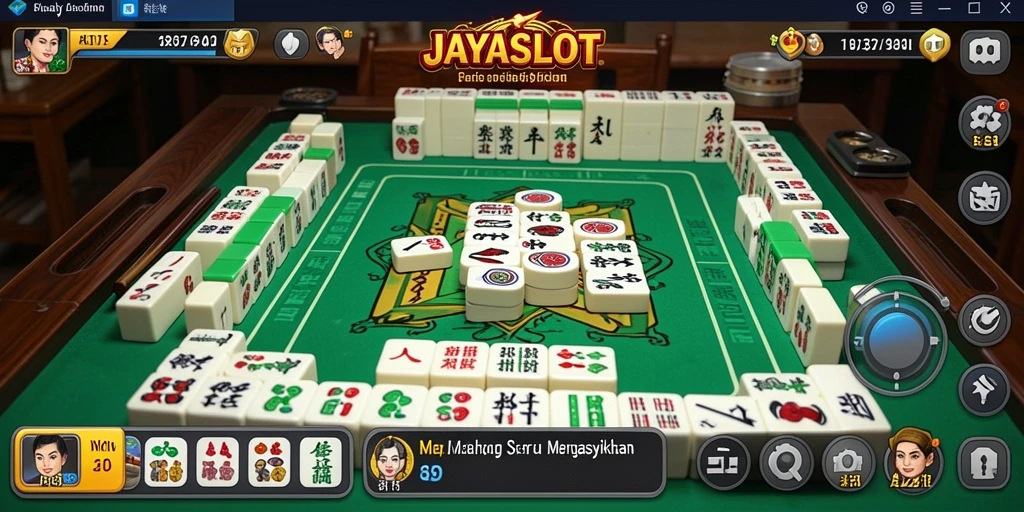 Tampilan gameplay Mahjong di JAYASLOT yang seru dan menantang.