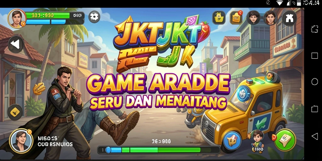 Gameplay <strong>JKTJKT</strong> dengan grafis menawan dan aksi seru.