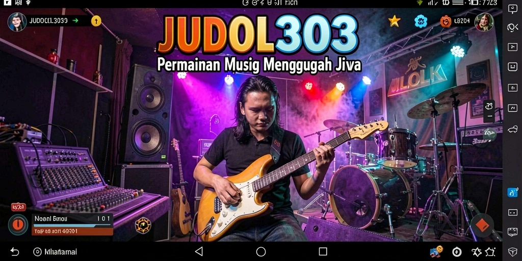 Screenshot gameplay JUDOL303 menampilkan serunya bermain musik.
