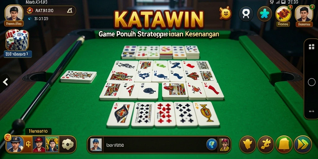 Tampilan permainan Domino yang penuh warna dan interaktif.
