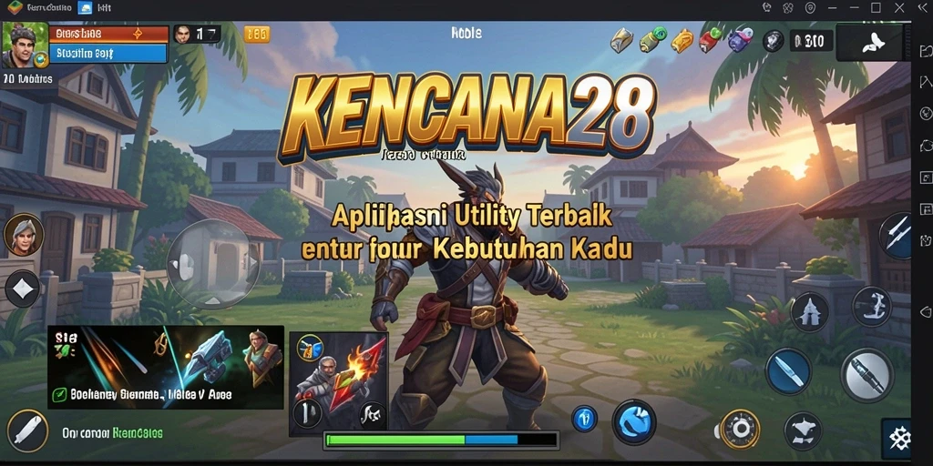 Tampilan antarmuka utama KENCANA28 yang intuitif dan ramah pengguna.