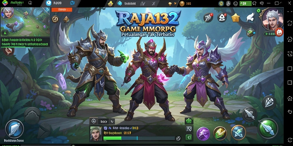 Screenshot RAJA132 menampilkan aksi bertempur yang mendebarkan dalam dunia MMORPG.