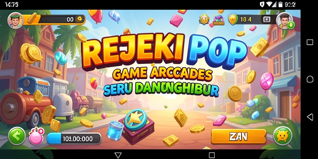 Screenshot gameplay <strong>REJEKIPOP</strong> dengan aksi seru dan karakter yang beragam.