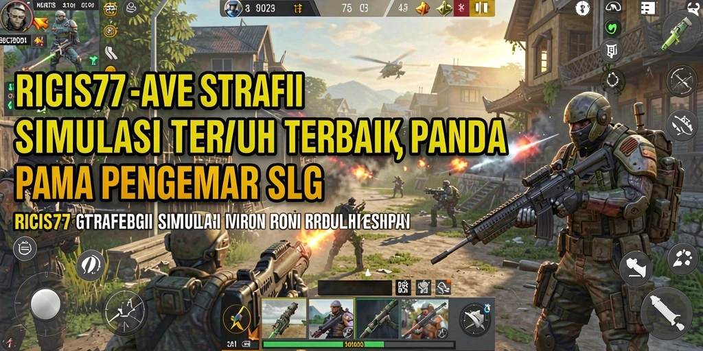 Tampilan gameplay menarik RICIS77 dalam aksi strategi SLG.