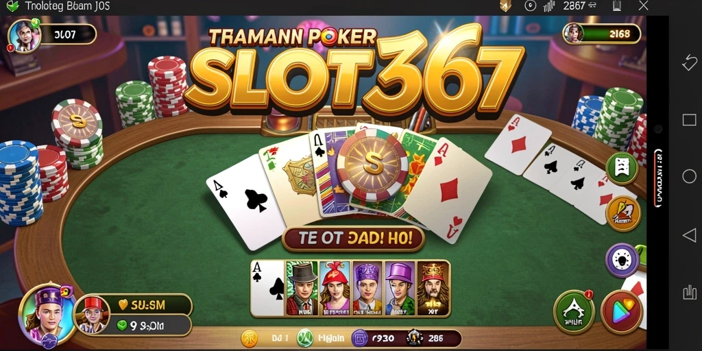 Tampilan gameplay SLOT367 yang mendebarkan dalam permainan Poker.