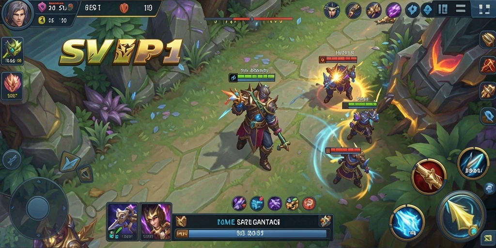 Tampilan gameplay SVIP1 yang menegangkan dengan aksi seru.